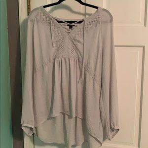 frost colored blouse